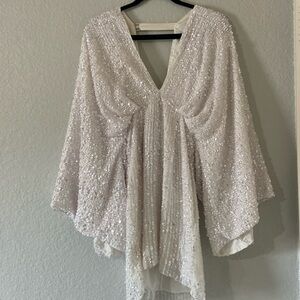 ASOS bridal collection short wedding reception dress